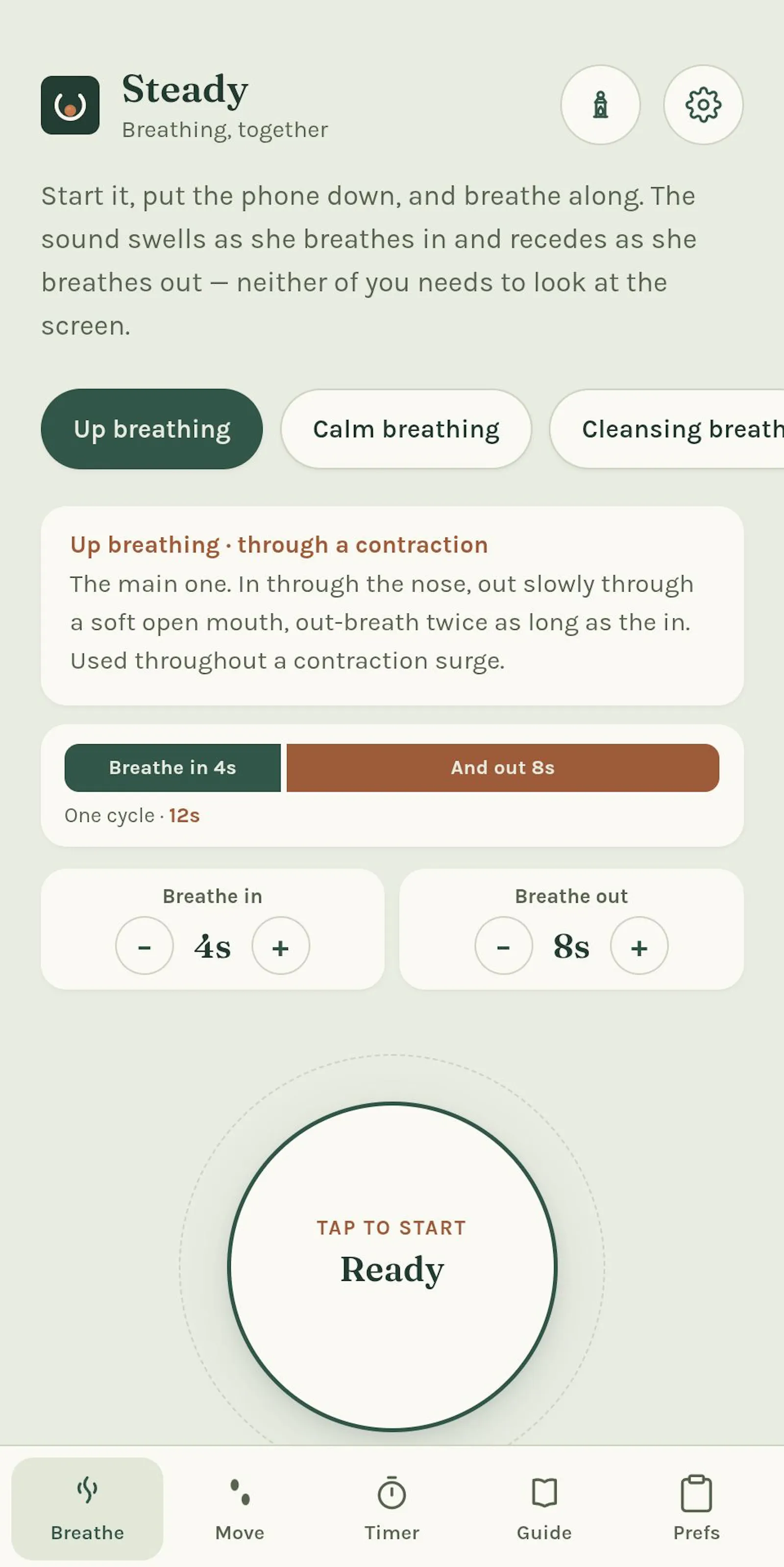 Steady (Birth Partner) screenshot 1