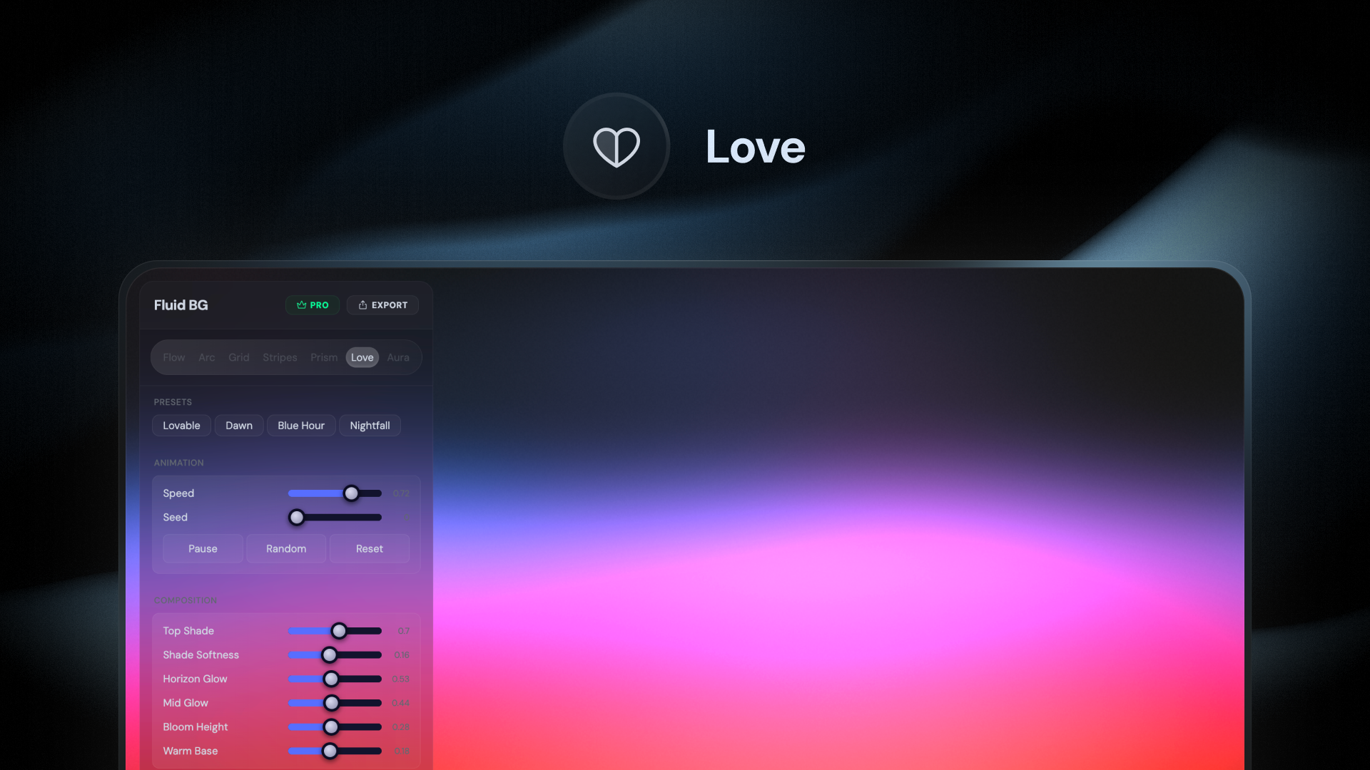 Fluid Background Studio gallery image