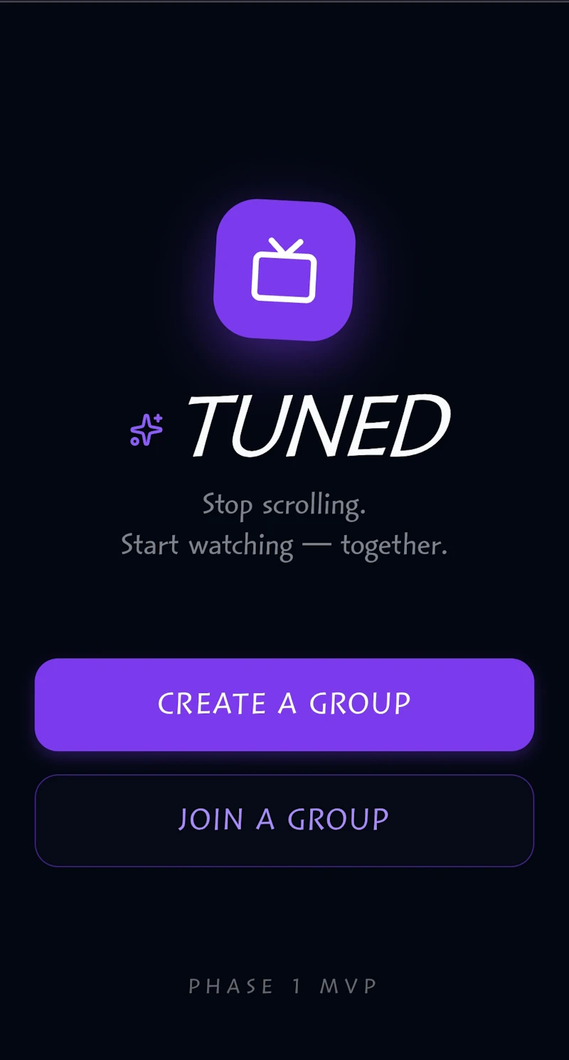 TUNED screenshot 1
