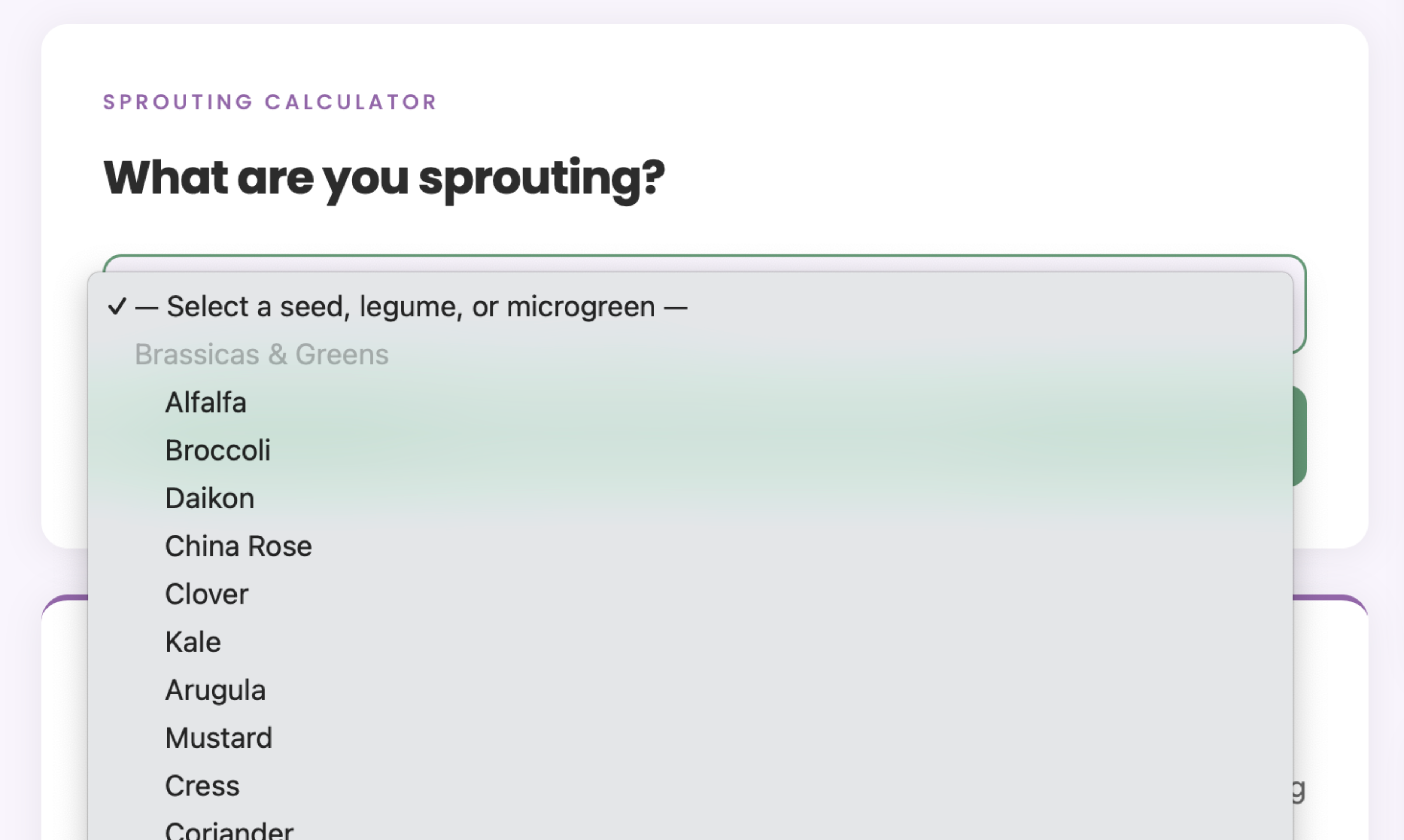 How Long To Sprout Calculator gallery image