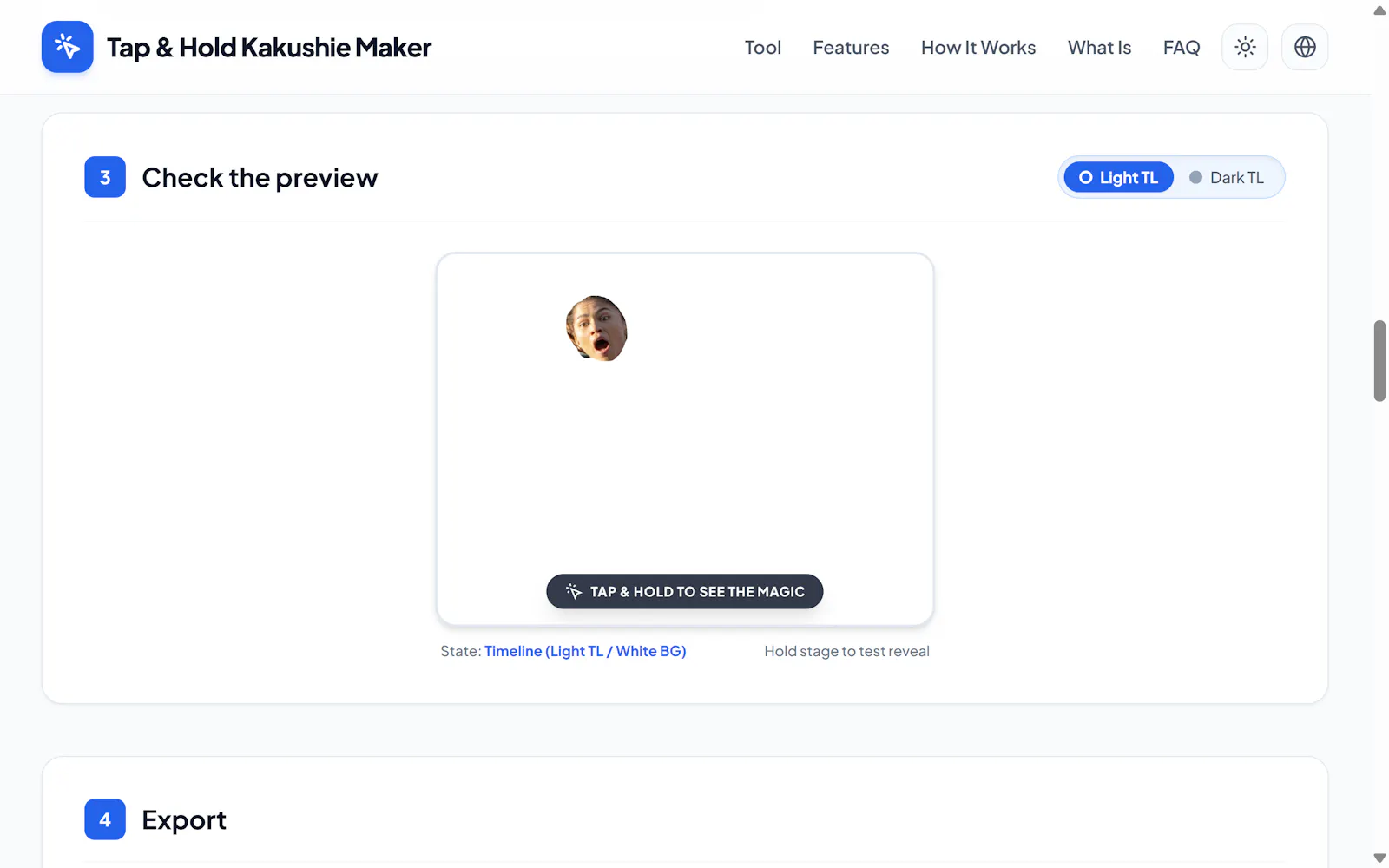 Tap and Hold Image Maker screenshot 3