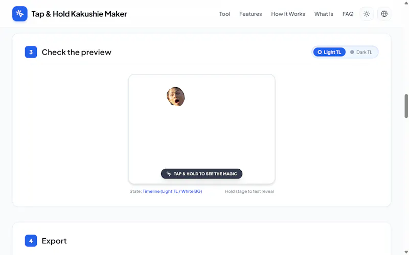 Tap and Hold Image Maker screenshot 3
