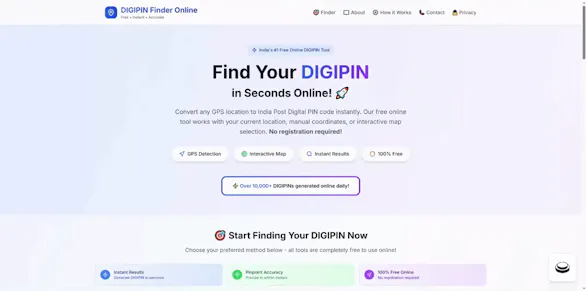 DIGIPIN Finder Online gallery image