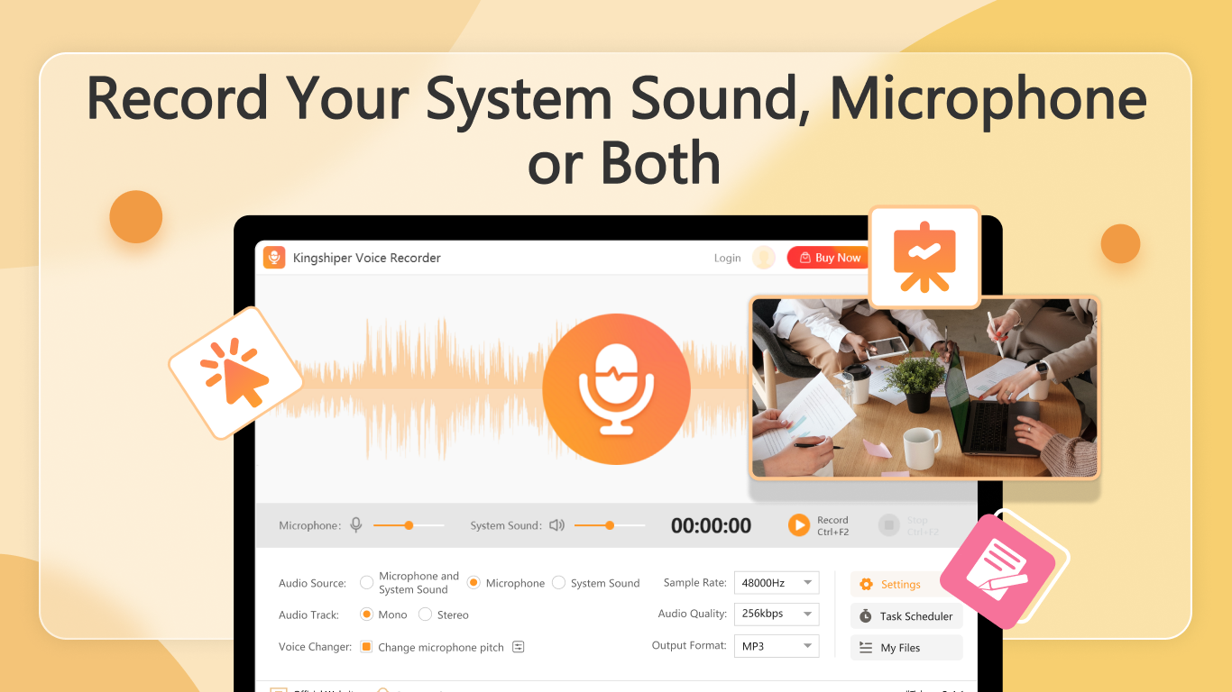Enregistreur vocal Kingshicher media 4