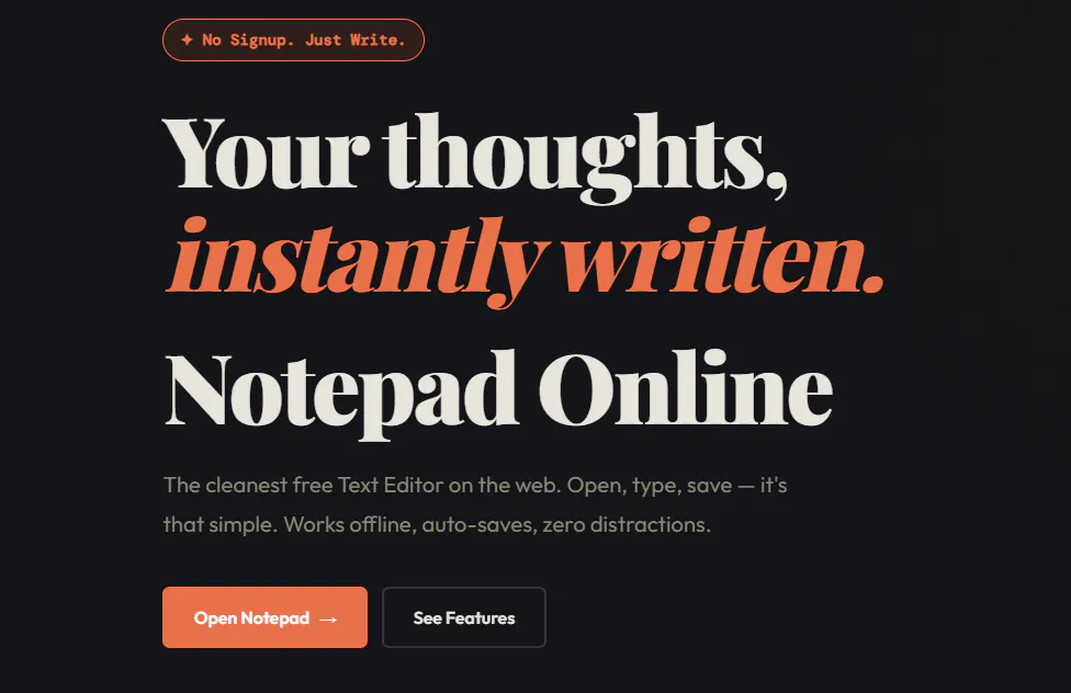 Notepad & Diary Online gallery image