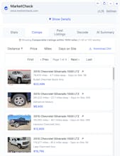 MarketCheck Chrome Extension gallery image