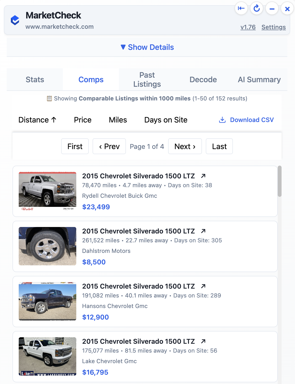 ส่วนต่อขยายของ MarketCheck Chrome - คู่มือการใช้ชีวิตแบบสดและตลาดเชิงลึกของคุณ media 4