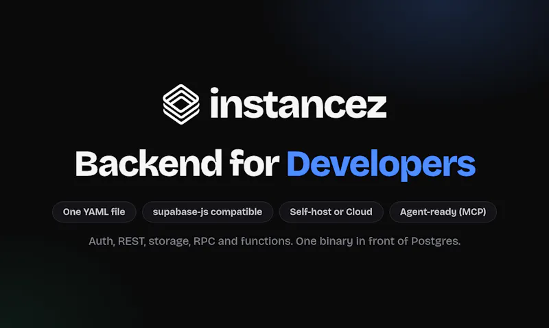 instancez screenshot 2