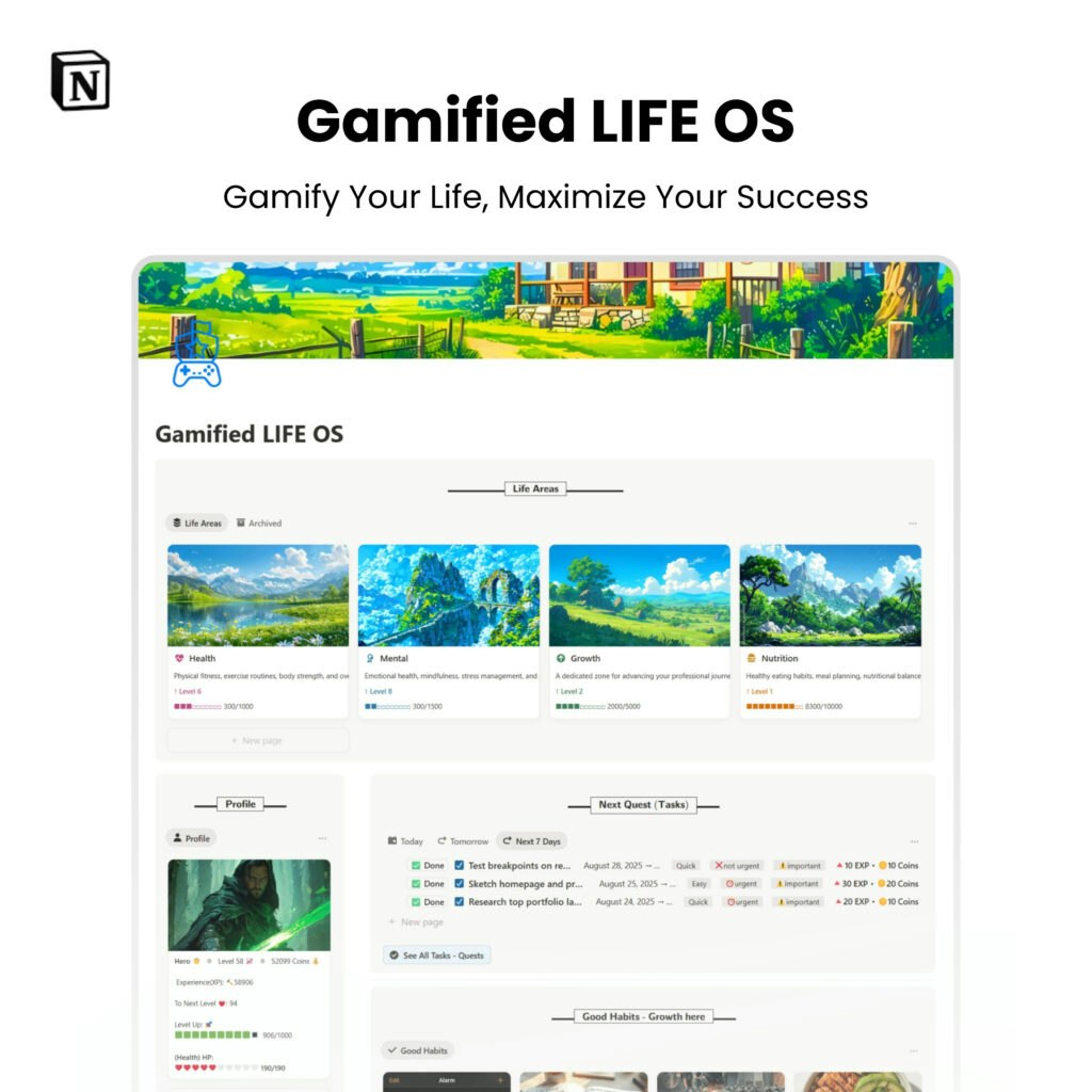 OS de la vida gamificada - Gamifique su vida, maximice su éxito media 1