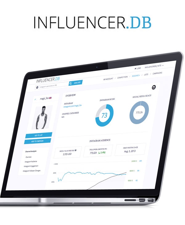 InfluencerDB - Instagram Research & Analytics