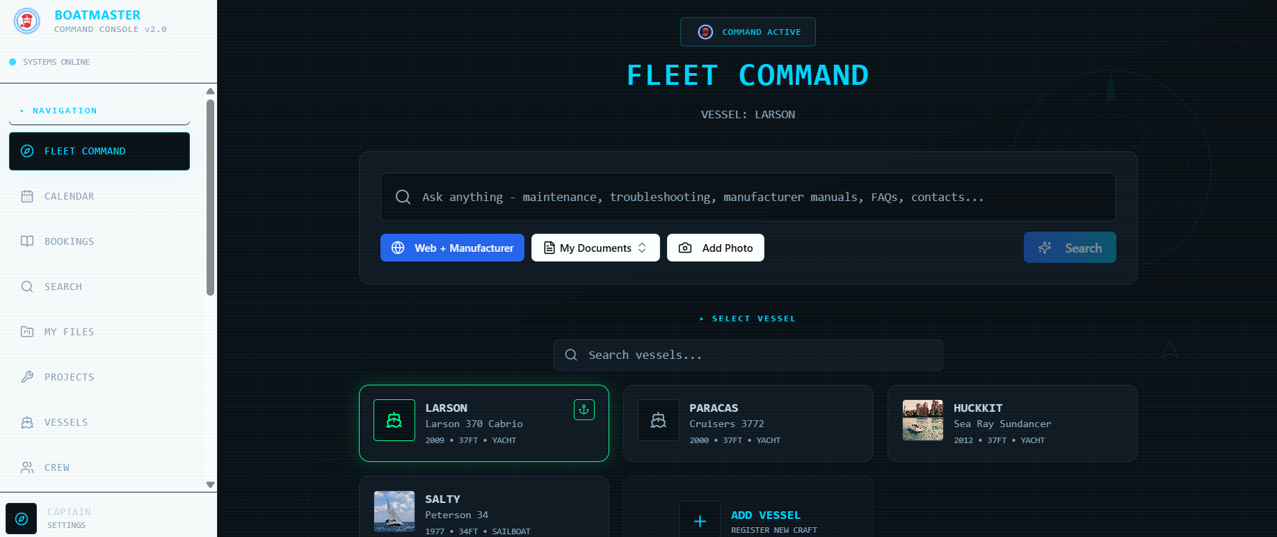 BoatMaster - Screenshot 2 showing product features and functionality
