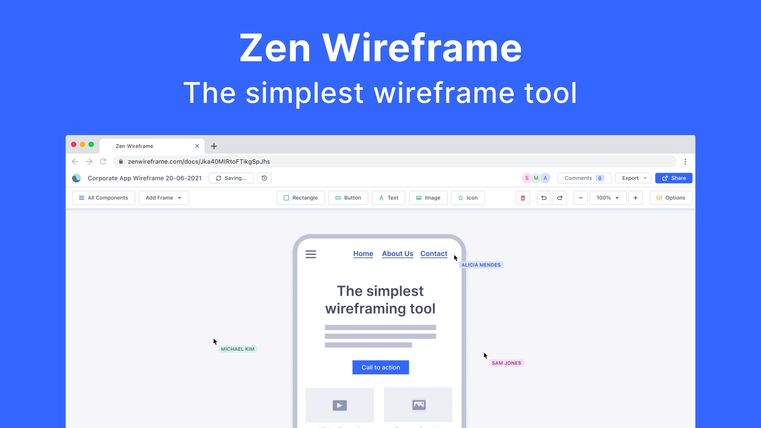 Zen Wireframe media 1