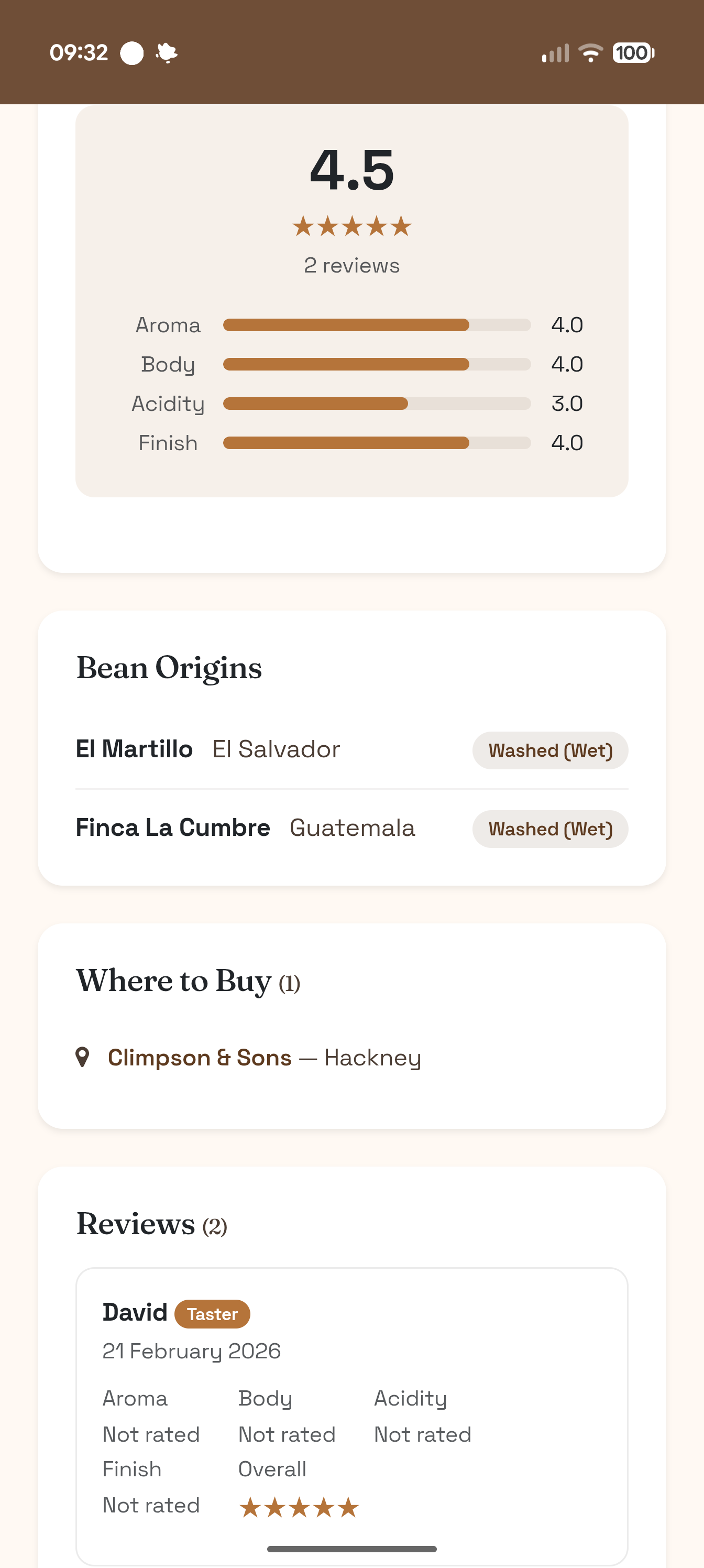 Gourmet Coffee London - Main product screenshot demonstrating key features and user interface