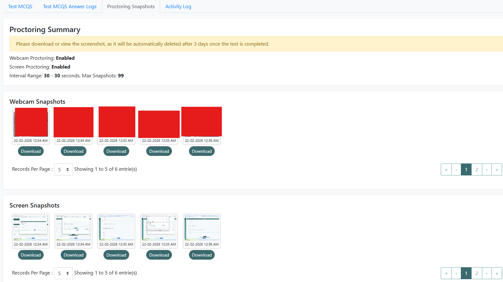 MCQS ZONE - Screenshot 3 showing product features and functionality