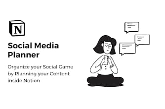 Notion Social Media Planner gallery image