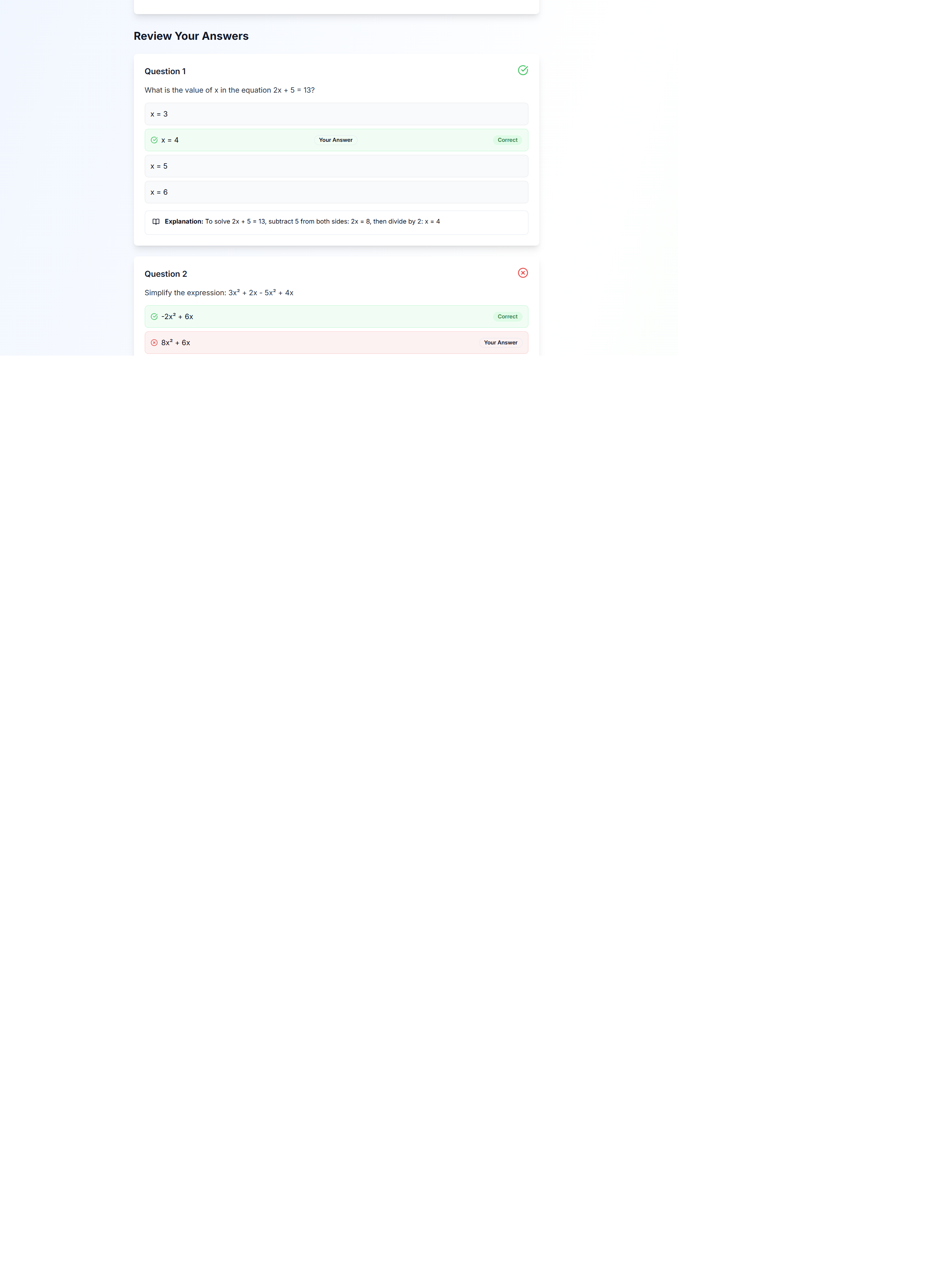 MirQuizMaster - Screenshot 4 preview
