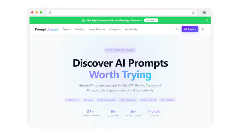 Prompt Jugaad screenshot 1