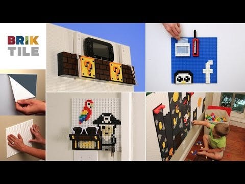 LEGO™ Compatible Wall Tiles media 1