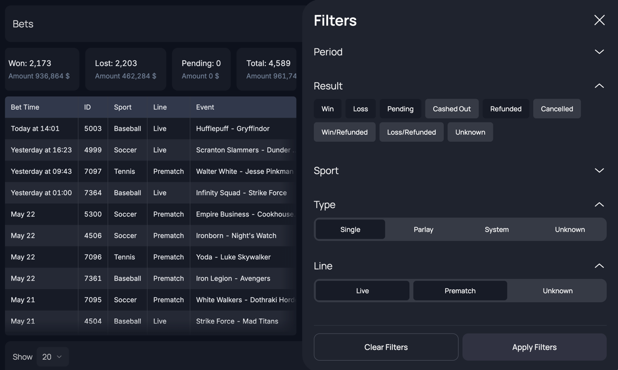 BetMetrics gallery image