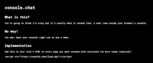 console.chat gallery image