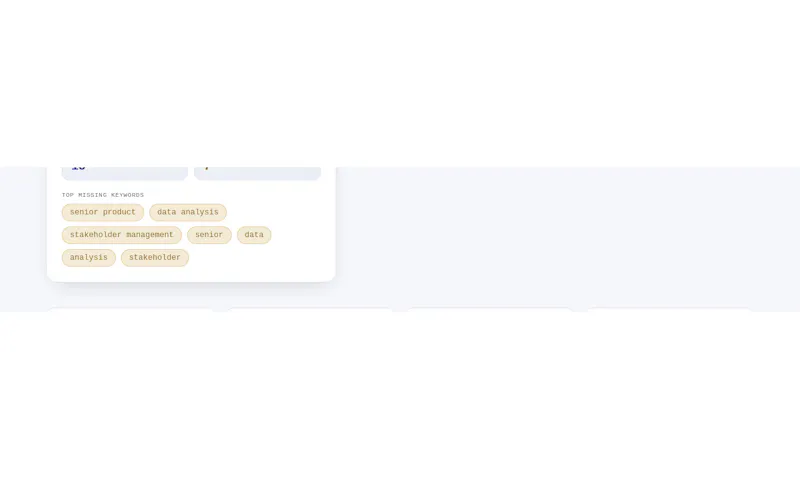 Resume ↔ Job Description Match Checker screenshot 4