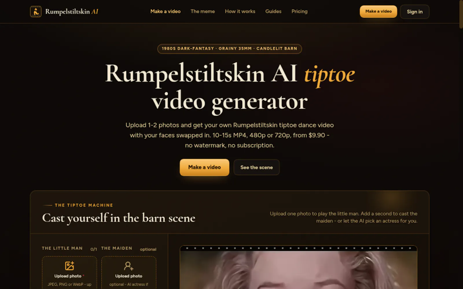 Rumpelstiltskin AI Video Generator screenshot 2