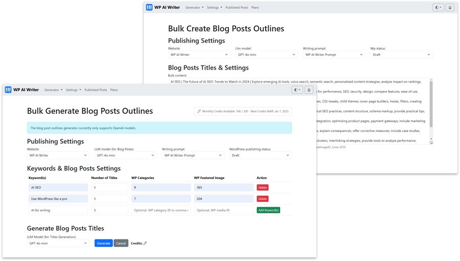 Escritor de WP AI - Agente de IA para generación y publicación de contenido en WordPress media 5