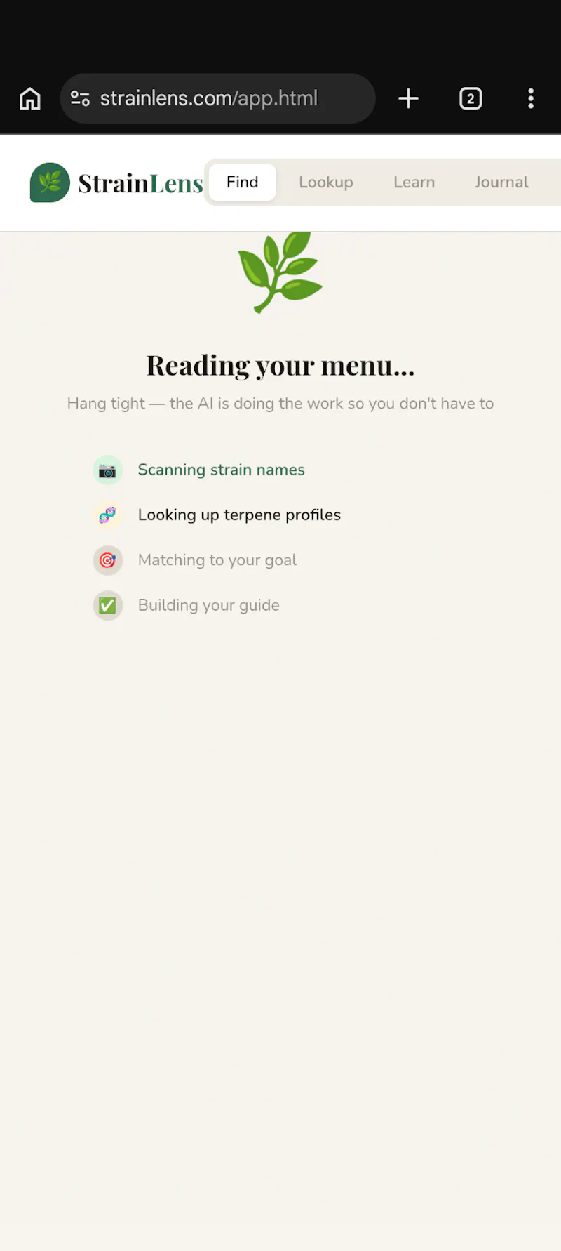 StrainLens screenshot 4