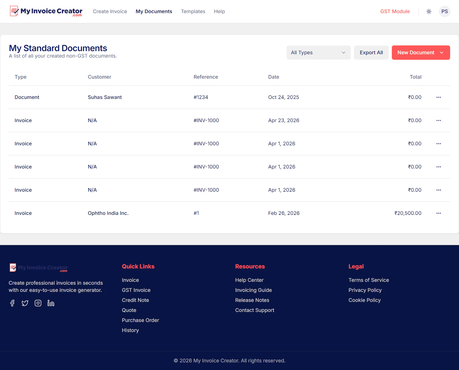 My Invoice Creator screenshot 5