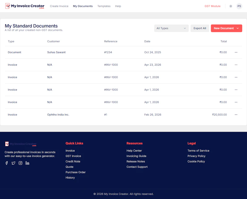 My Invoice Creator screenshot 5