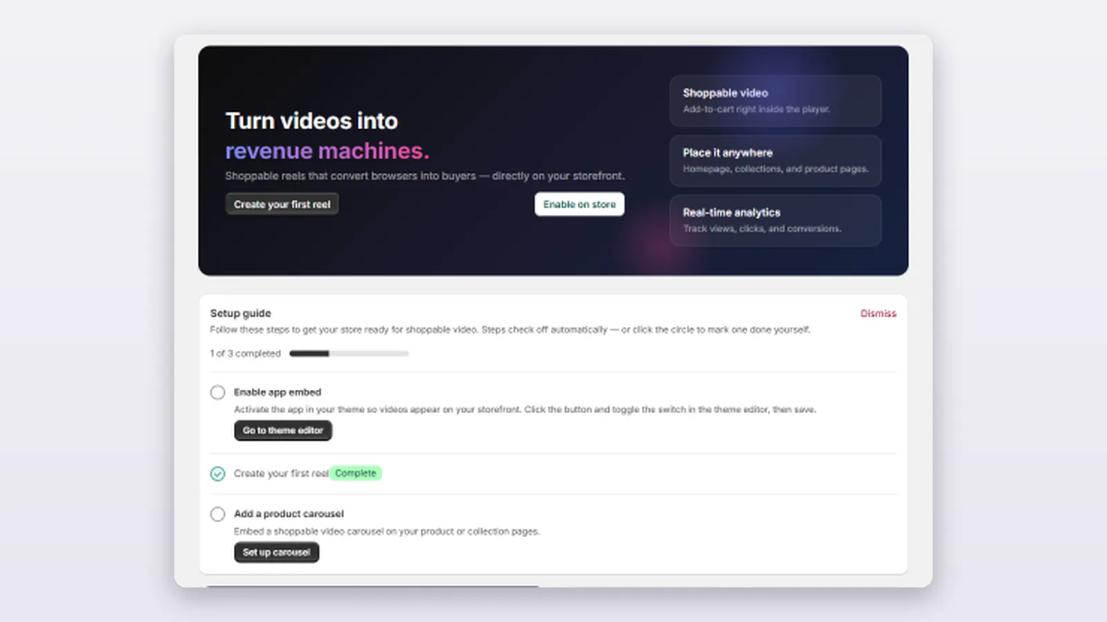 AnotherDev Shoppable Video gallery image