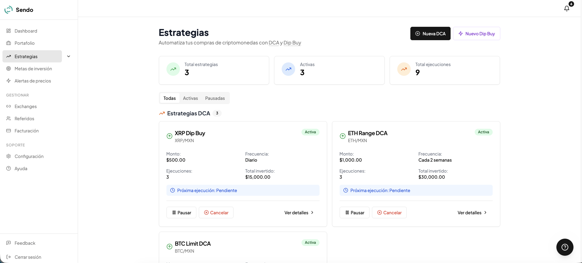 Sendo - Screenshot 3 showing product features and functionality