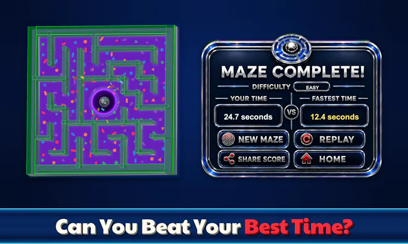 Metal Ball Maze Toy 3D screenshot 7