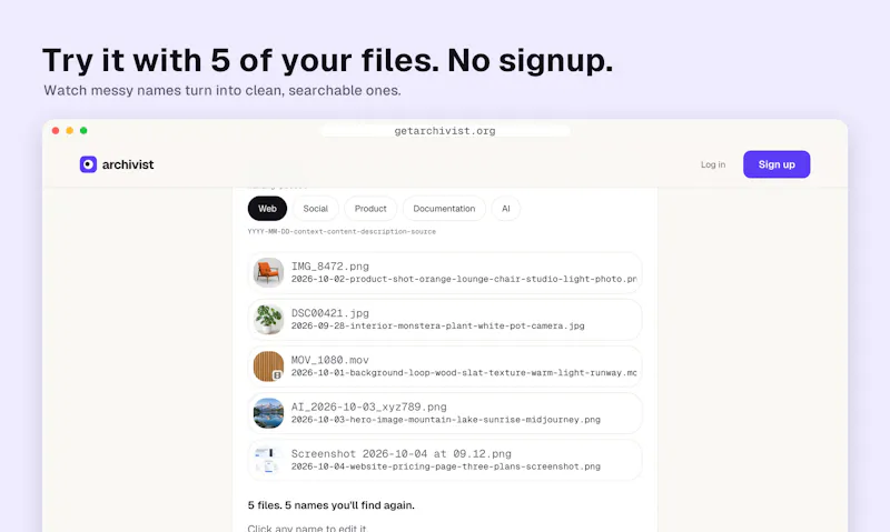 Archivist screenshot 4