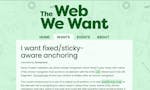 The Web We Want image