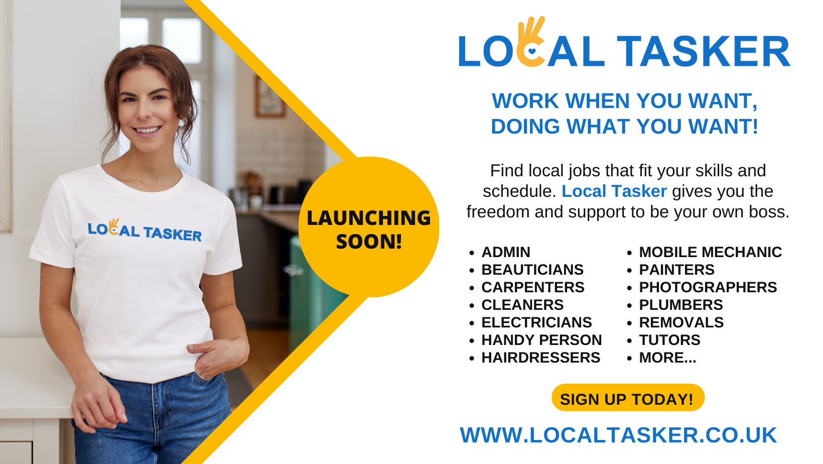 LocalTasker.co.uk - Günlük bireyleri güçlendirmek, her seferinde bir görev medya 1