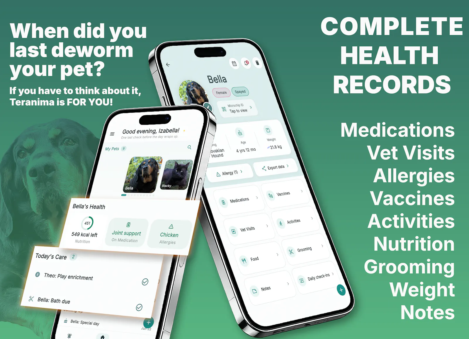 Teranima: Pet Care Tracker screenshot 1