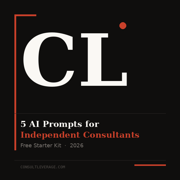 Consultant ROI Toolkit - AI Prompts gallery image