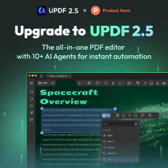UPDF 2.5 のプロダクトバナー