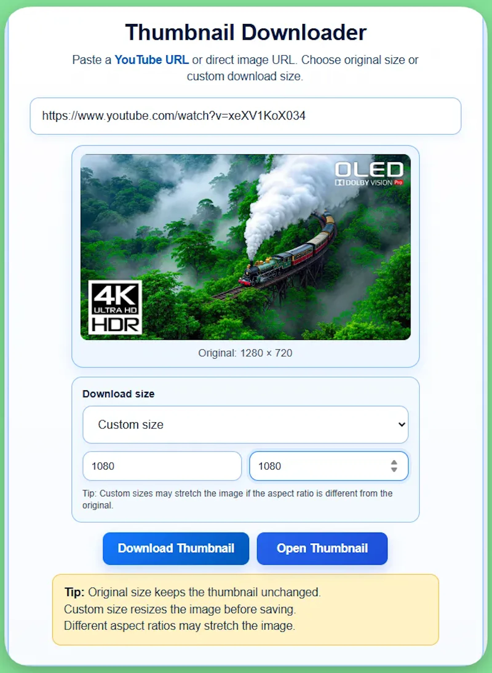 Free You tube Thumbnail Downloader screenshot 2