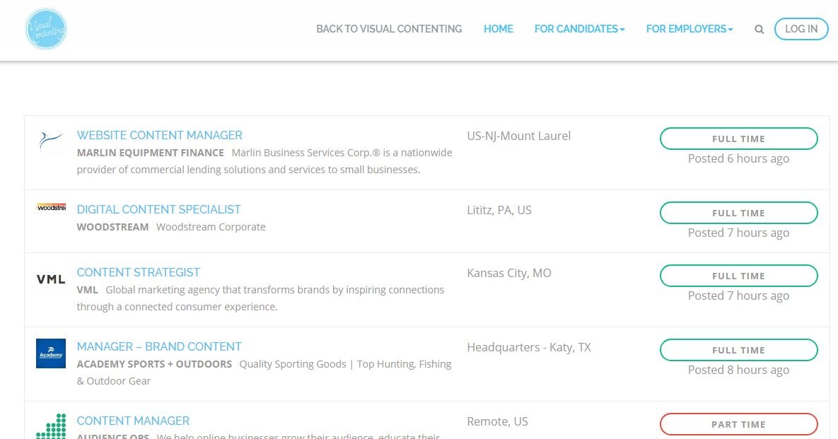 Visual Contenting Jobs gallery image