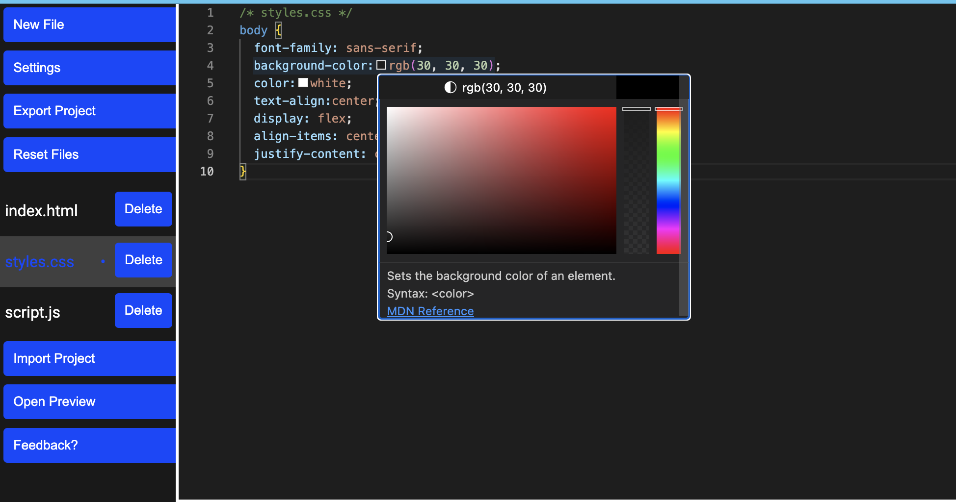 Bluspace的空间 - 现代化的，可自定义的HTML，CSS和JS代码编辑器媒体2