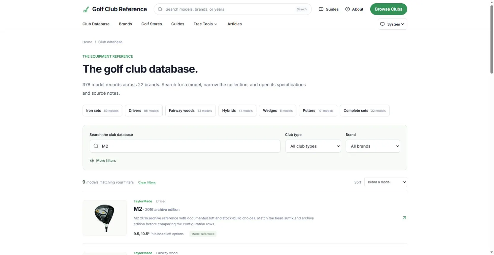 Golf Club Reference gallery image