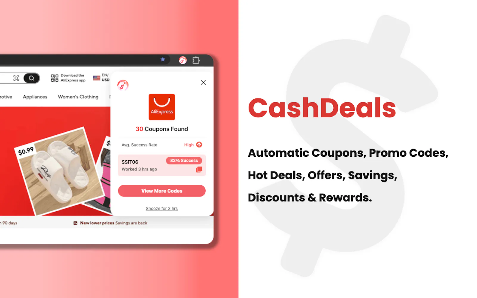 CashDeals: AI Coupons & Savings screenshot 1