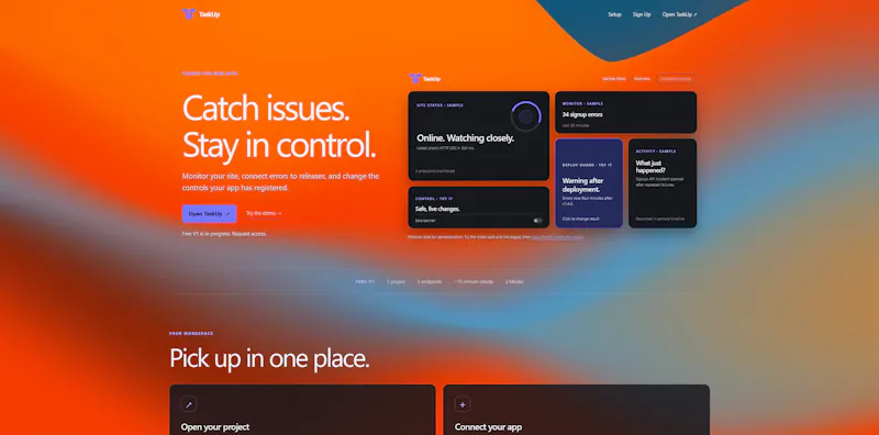 TaskUp screenshot 2