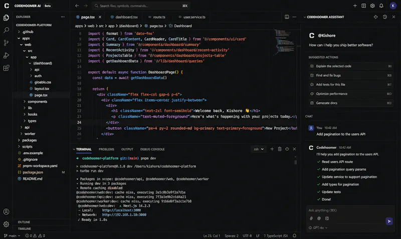 Codehoomer AI screenshot 1