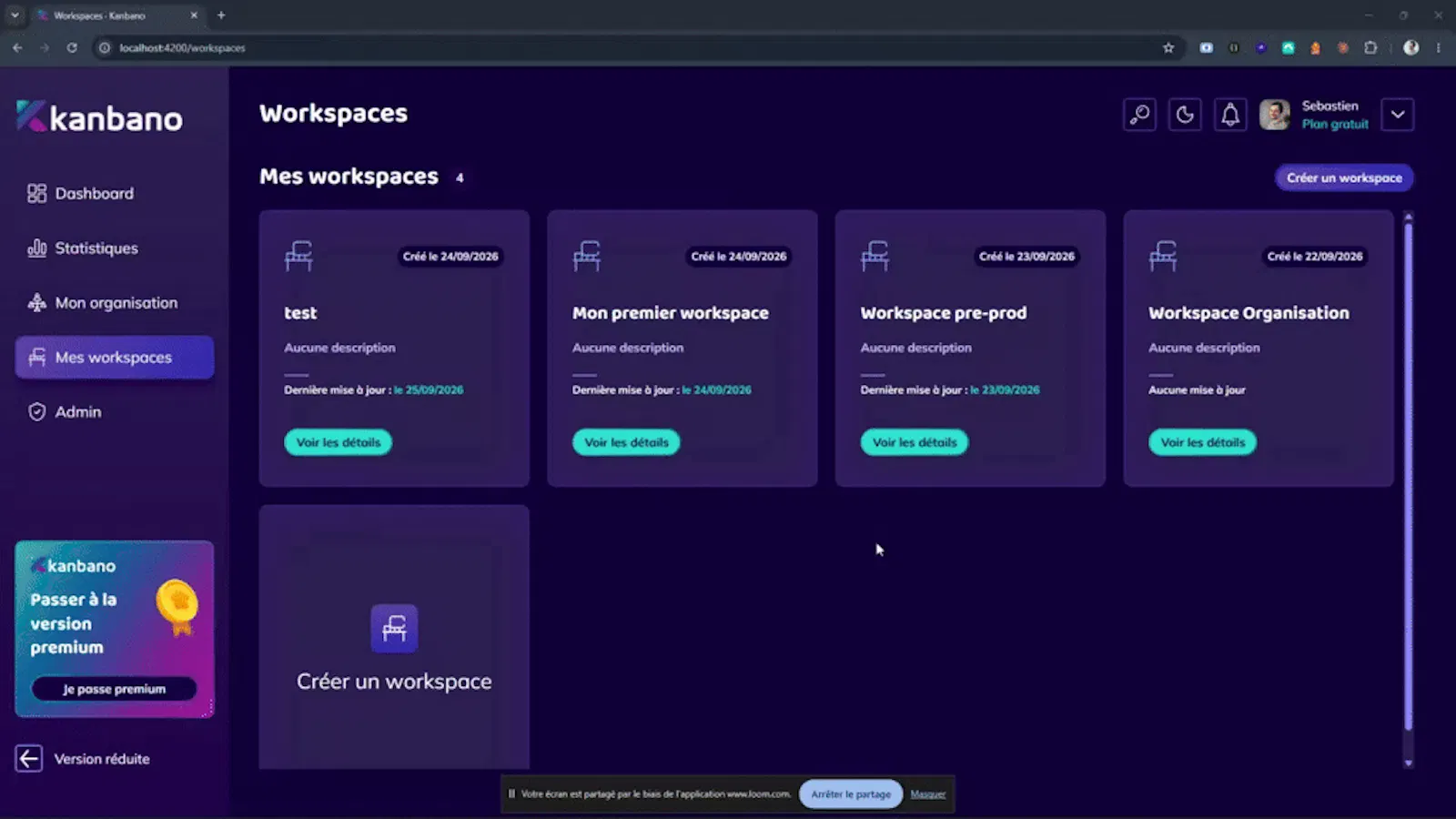Kanbano screenshot 1 (video preview)