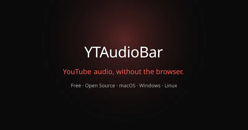 YTAudioBar screenshot 1