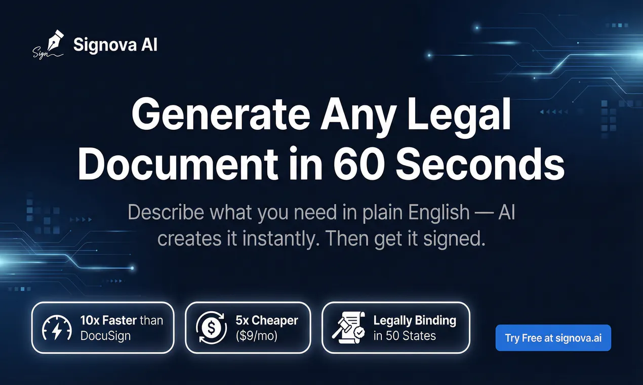 Signova.ai のプロダクトバナー