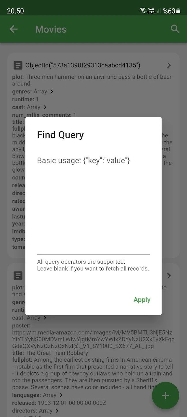 Mondroid - Mongodb istemcisi medya 5